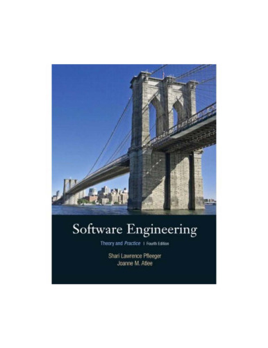 Software Engineering: Theory and Practice