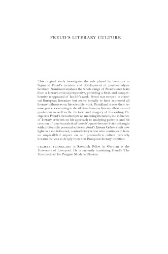 Freud's Literary Culture
