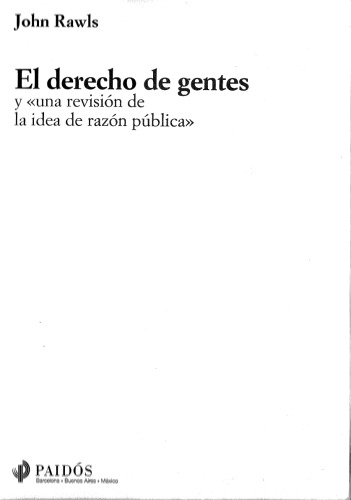 El derecho de gentes. Y 
