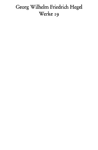 Werke,Band 19 - Vorlesungen über die Geschichte der Philosophie II