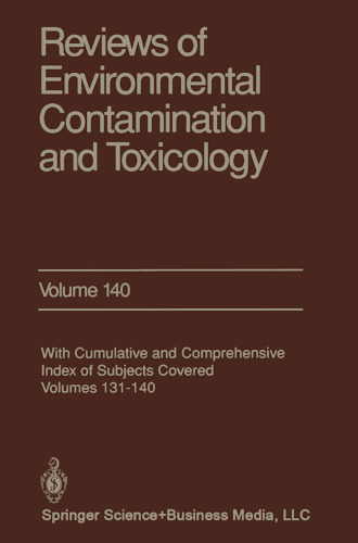 Reviews of Environmental Contamination and Toxicology: Continuation of Residue Reviews