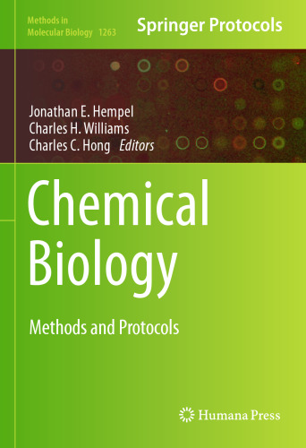 Chemical Biology: Methods and Protocols