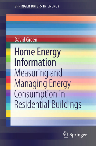 Home Energy Information: Measuring and Managing Energy Consumption in Residential Buildings
