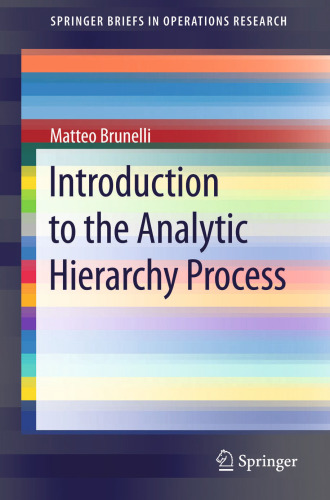 Introduction to the Analytic Hierarchy Process