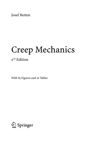 Creep Mechanics