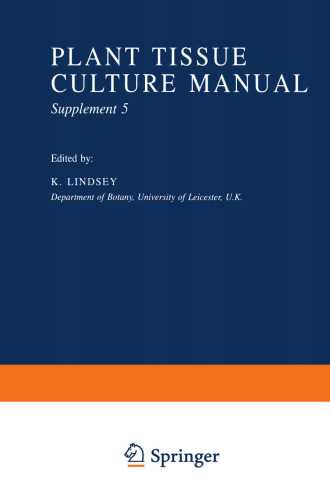 Plant Tissue Culture Manual: Supplement 5
