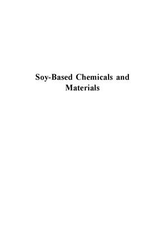 Soy-Based Chemicals and Materials