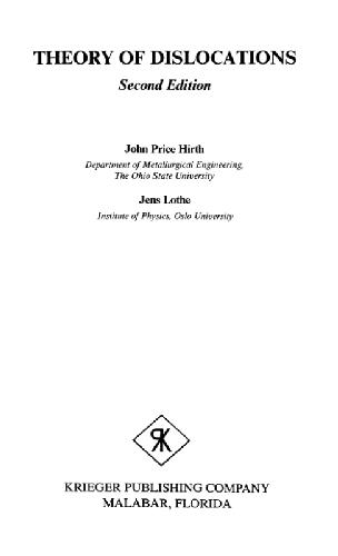 Theory of dislocations