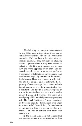 The Crisis of Liberal Education & the Democratization of the University