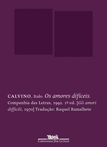 Os amores difí­ceis