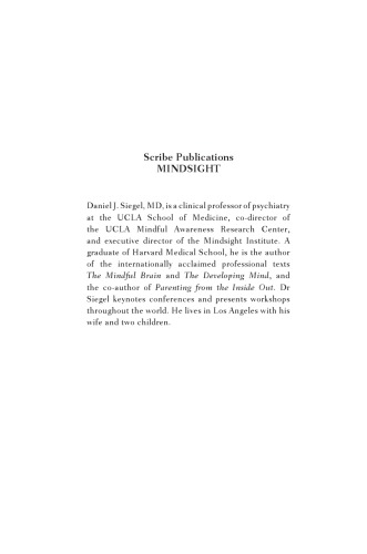 Mindsight: Change Your Brain and Your Life