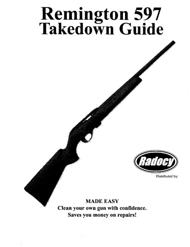 Remington 597 Takedown Guide