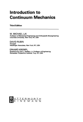 Introduction to continuum mechanics
