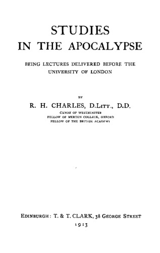 Studies in the Apocalypse