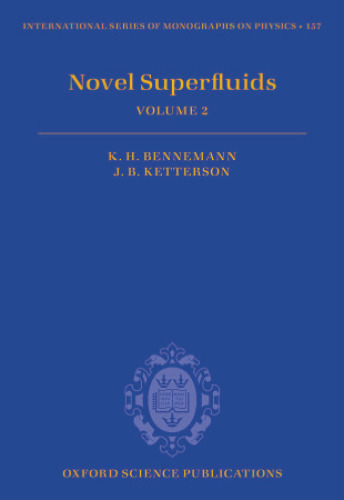 Novel Superfluids