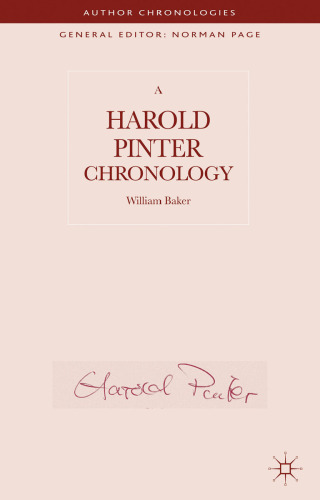 A Harold Pinter Chronology