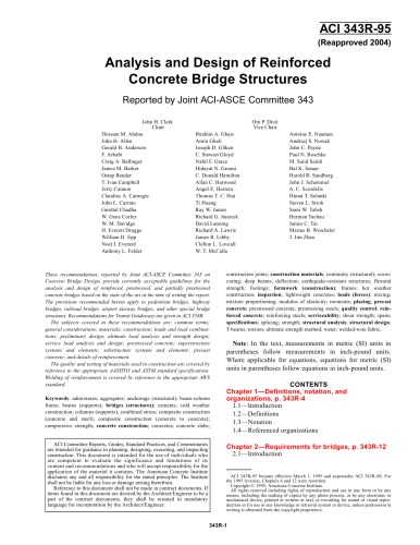 ACI 343R-95: Analysis & Design of Reinforced Concrete Bridge Structures (Repproved 2004)