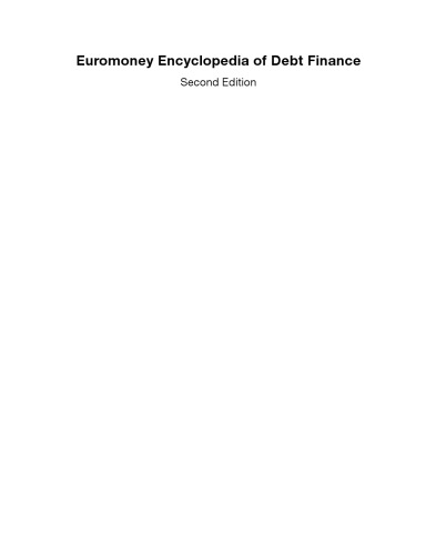 Encyclopedia of Debt Finance