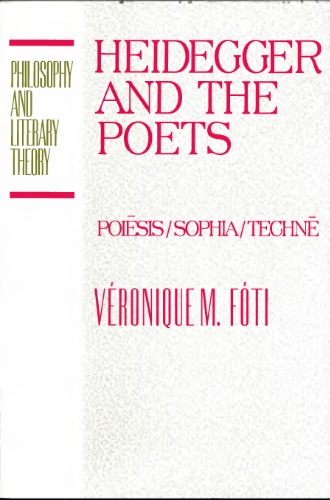 Heidegger and the Poets