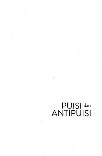Puisi dan Antipuisi