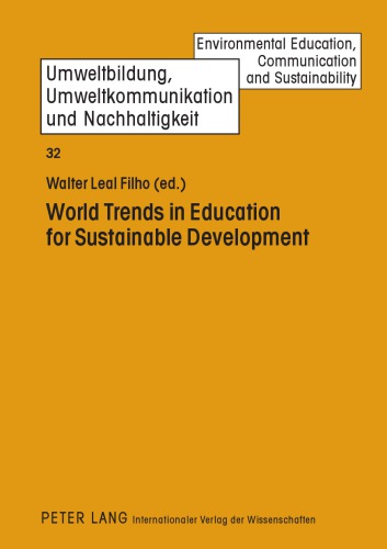 World Trends in Education for Sustainable Development