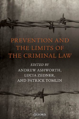 Prevention and the Limits of the Criminal Law