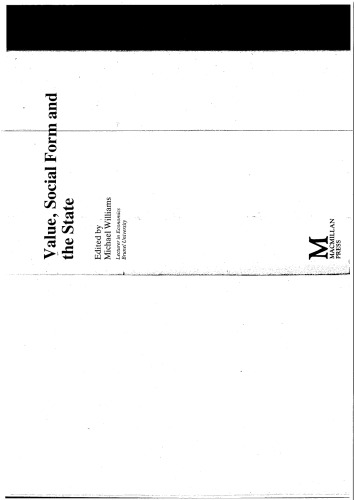 Value, Social Form and State