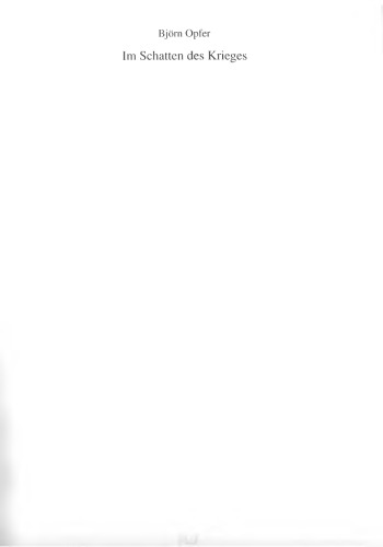 Im Schatten des Krieges