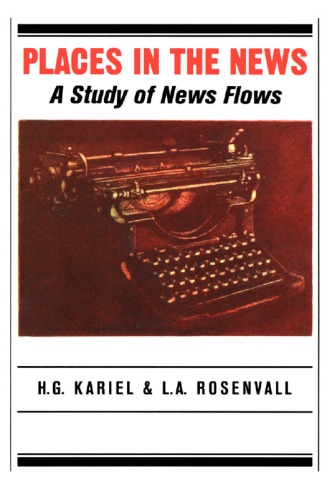 Places in the News: A Study of News Flows