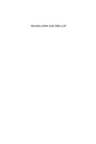 Translation and the Law