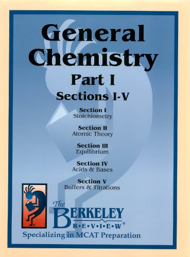The Berkeley Review MCAT General Chemistry Part 1