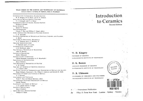 Introduction to Ceramics