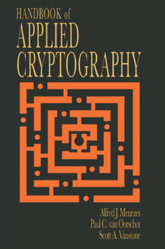 Handbook of Applied Cryptography