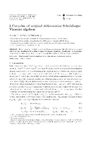 2-Cocycles of original deformative Schrodinger-Virasoro algebras