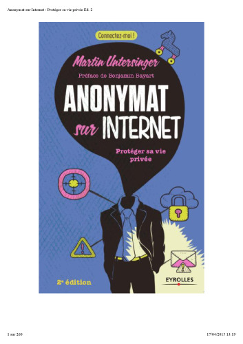 Anonymat sur Internet : Protéger sa vie privée