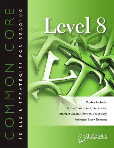 Common Core Skills & Strategies for Reading, Level 8