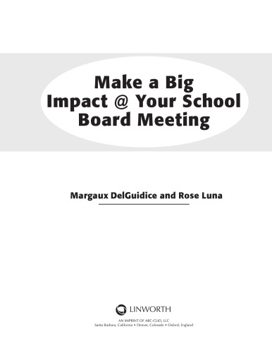 Make a Big Impact @ Your School Board Meeting