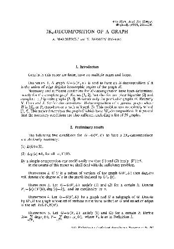 3K2-decomposition of a graph
