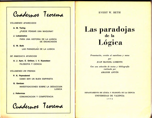 Las paradojas de la lógica