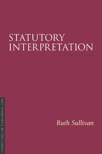 Statutory Interpretation
