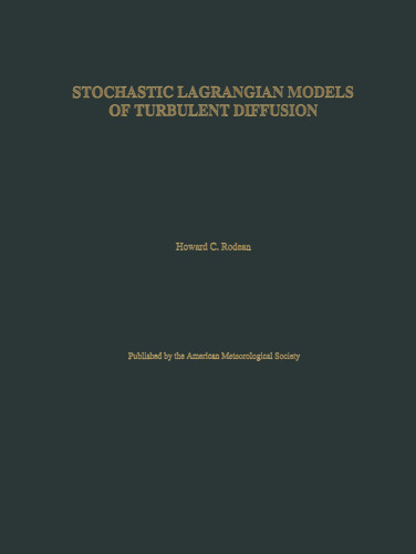 Stochastic Lagrangian Models of Turbulent Diffusion