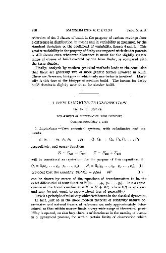 A Bohr-Langmuir Transformatio