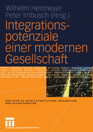 Integrationspotenziale einer modernen Gesellschaft