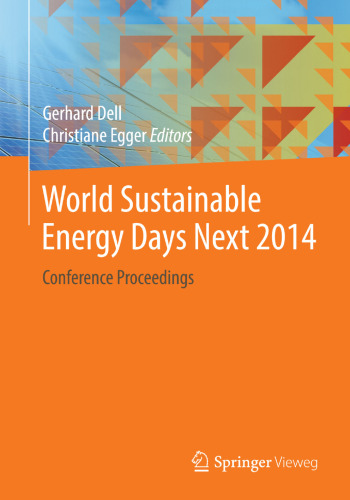 World Sustainable Energy Days Next 2014: Conference Proceedings