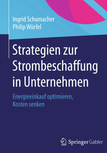 Strategien zur Strombeschaffung in Unternehmen: Energieeinkauf optimieren, Kosten senken