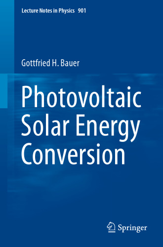 Photovoltaic Solar Energy Conversion