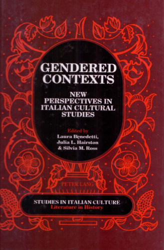 Gendered Contexts: New Perspectives in Italian Cultural Studies