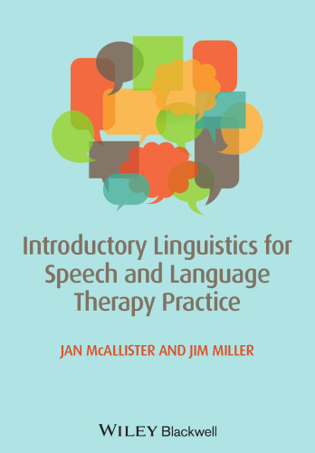 Introductory Linguistics for Speech and Language Therapy Practice