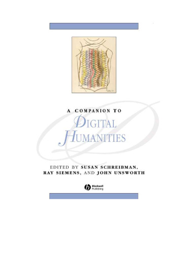A companion to digital humanities