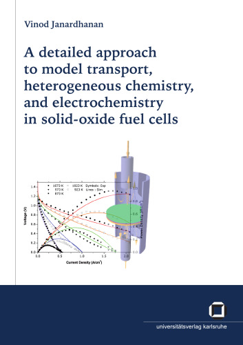 A detailed approach to model transport, heterogeneous chemistry, and electrochemistry in solid-oxide fuel cells